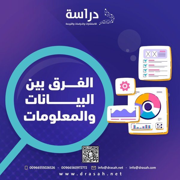 الفرق بين البيانات والمعلومات