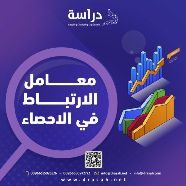 معامل الارتباط في الاحصاء الأنواع وكيفية حسابه