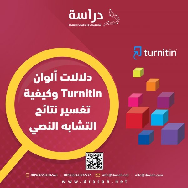 دلالات ألوان Turnitin وكيفية تفسير نتائج التشابه النصي